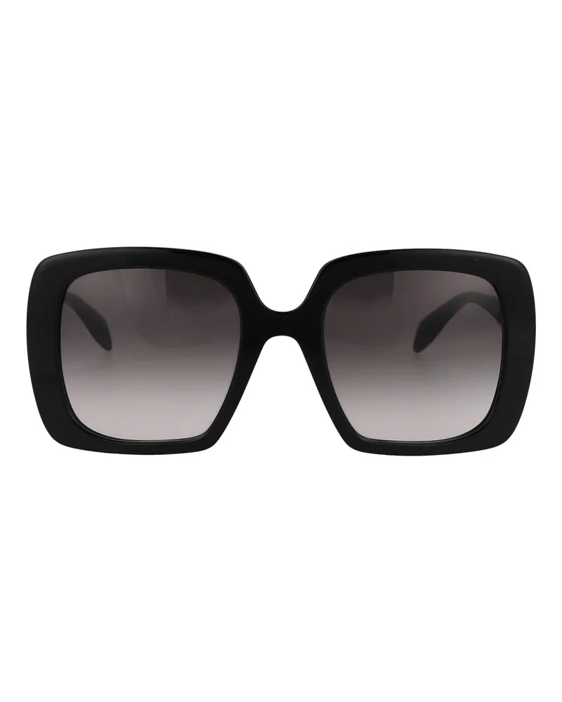 Alexander McQueen Sonnenbrille - Schwarz Schwarz