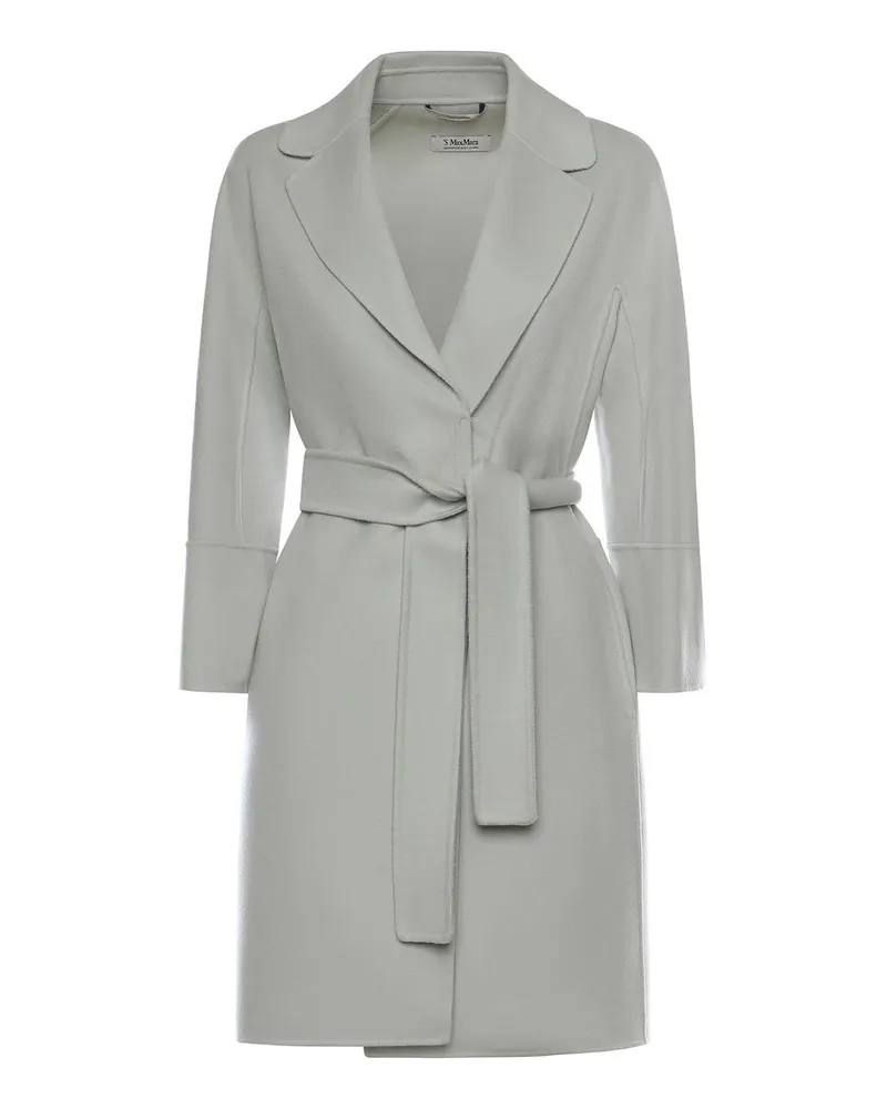 Max Mara Kurzer Mantel - Hellgrün Hellgrün