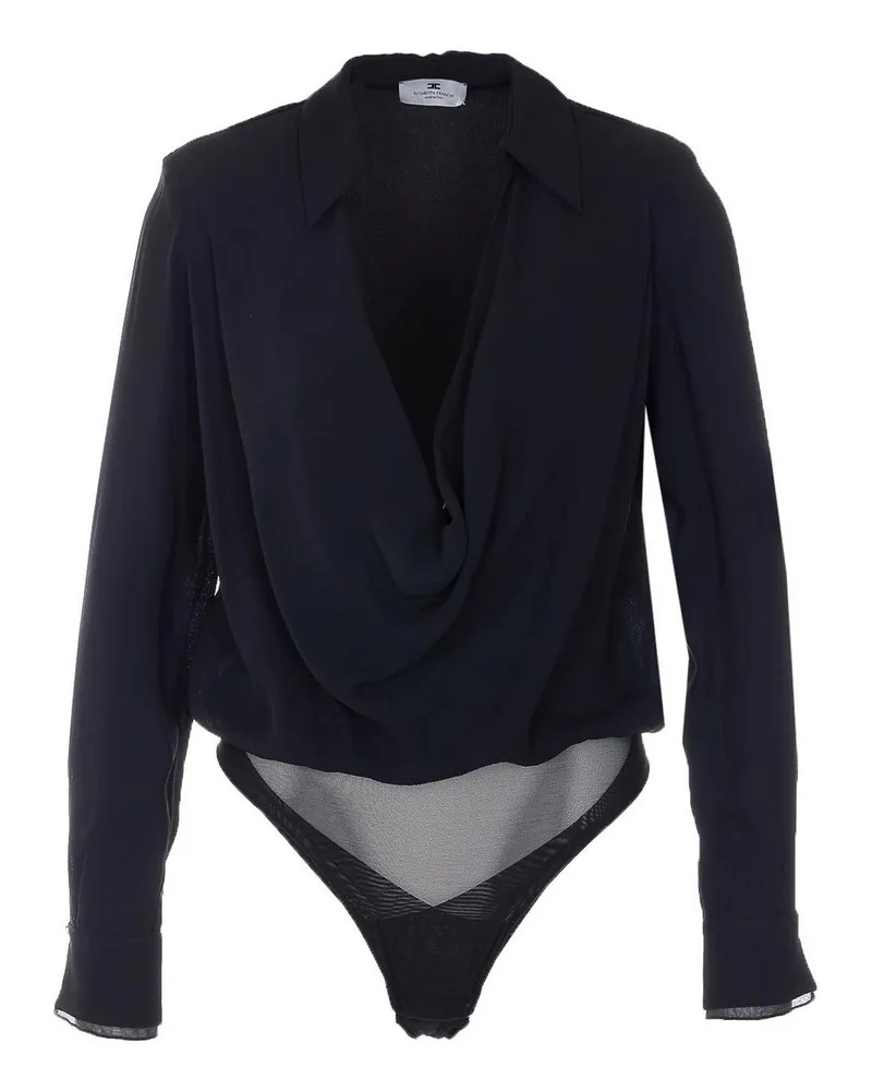 Elisabetta Franchi Hemd - Schwarz Schwarz