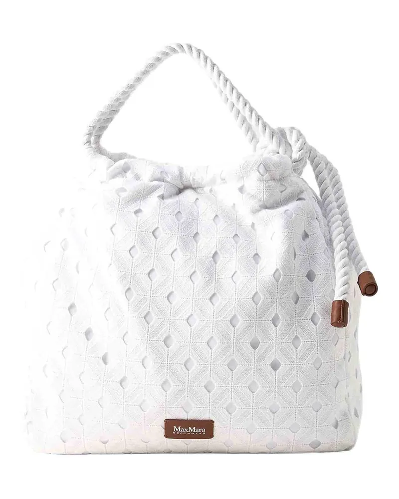 Max Mara Shopper - Weiß Weiß
