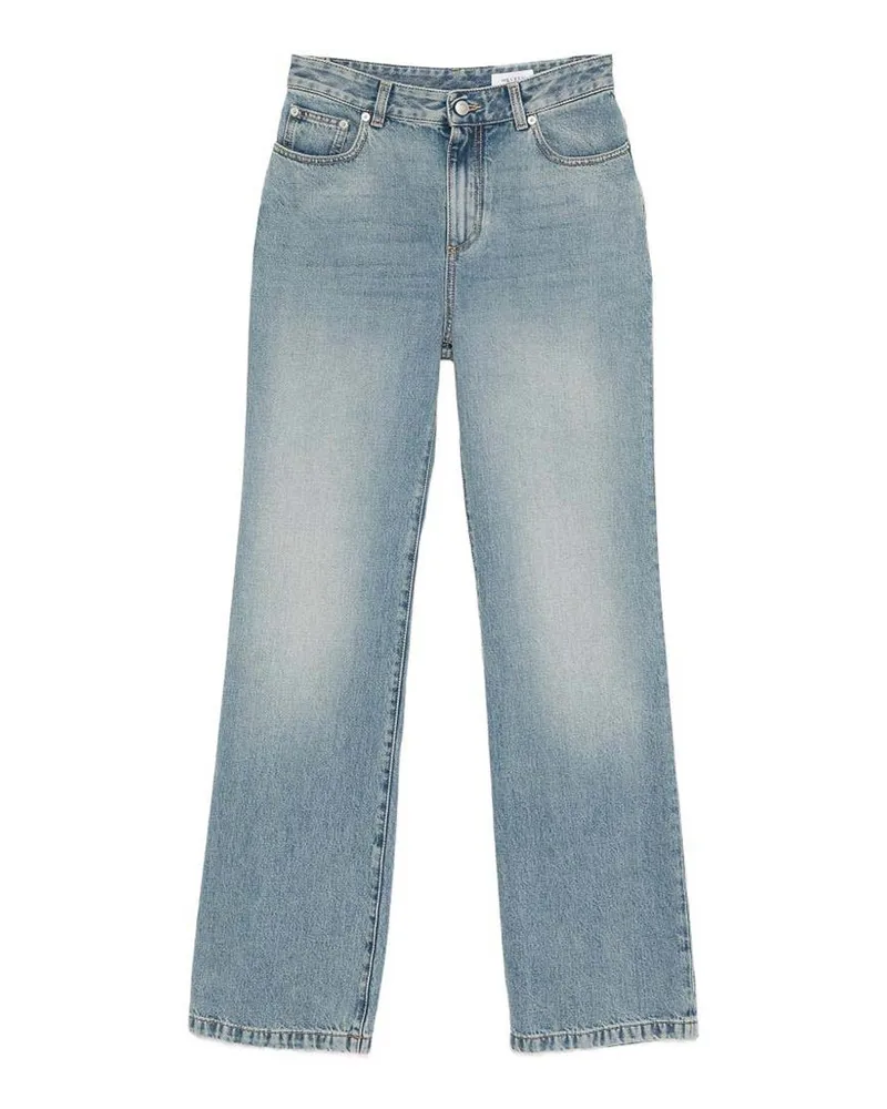 Alexander McQueen Straight Leg Jeans - Blau Blau
