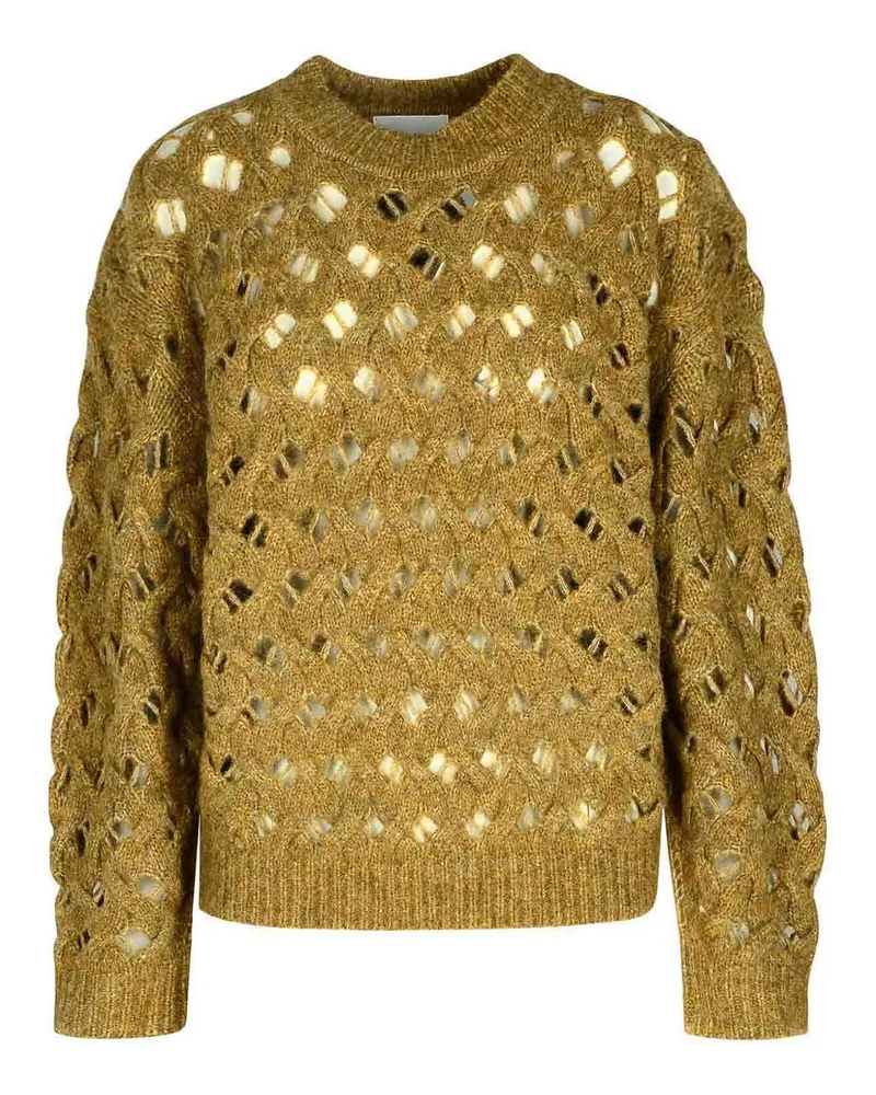Isabel Marant Rundhalspullover - Beige Gelb