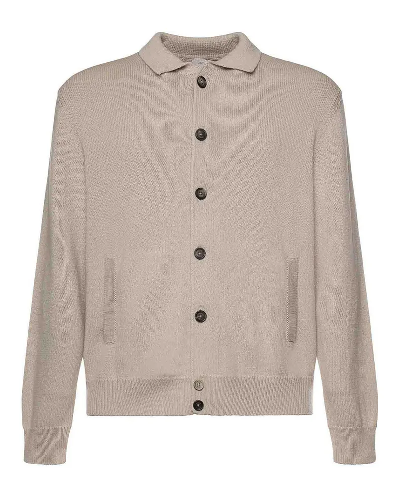 Eleventy Cardigan - Beige Beige