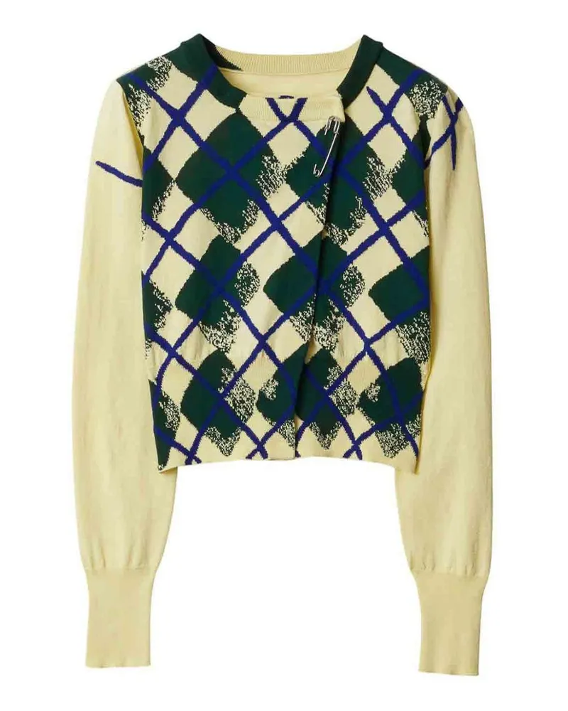 Burberry Rundhalspullover - Gelb Gelb
