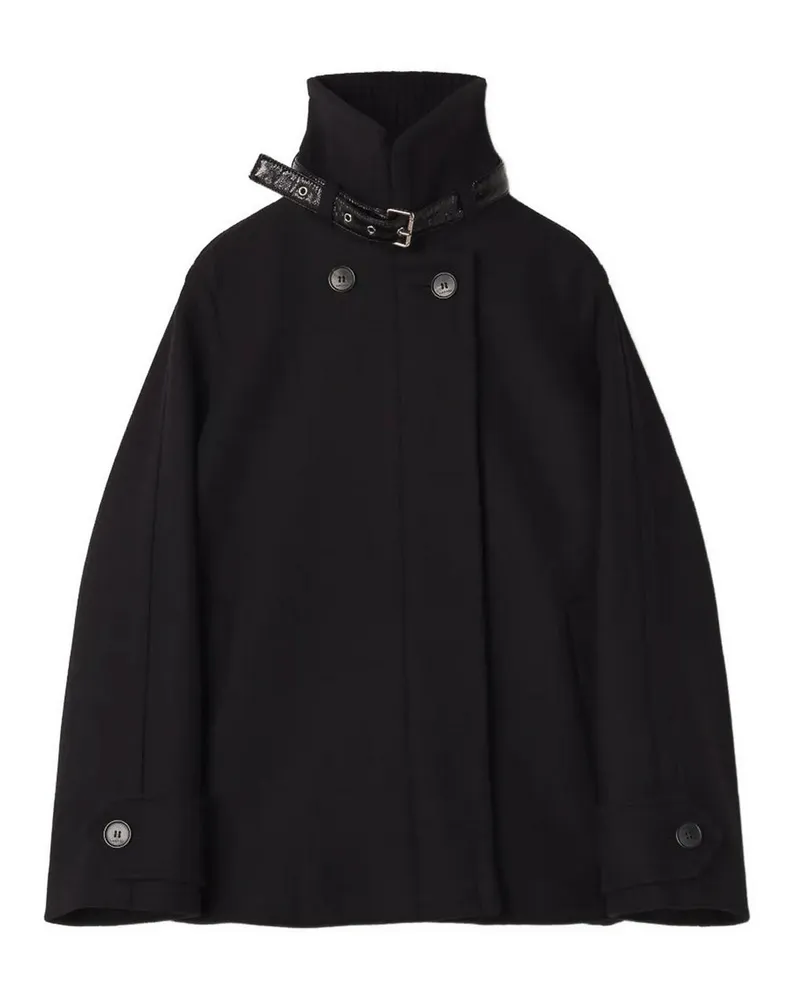 Lanvin Knielanger Mantel - Schwarz Schwarz