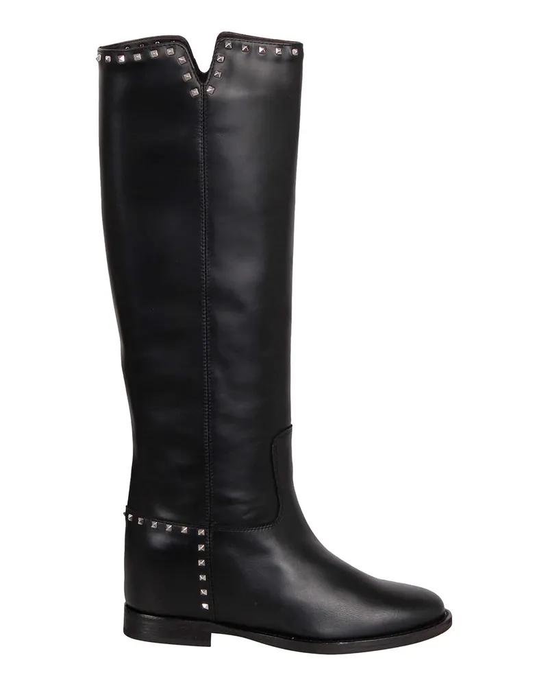 Via Roma 15 Stiefel - Schwarz Schwarz