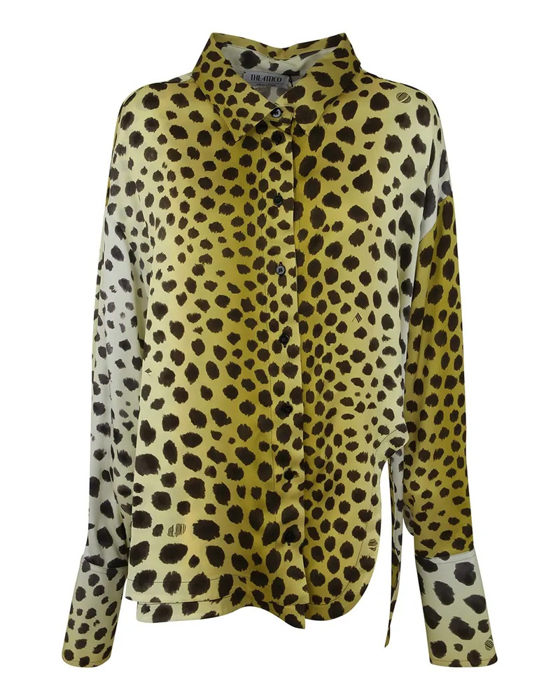 ATTICO Hemd - Orange Animal