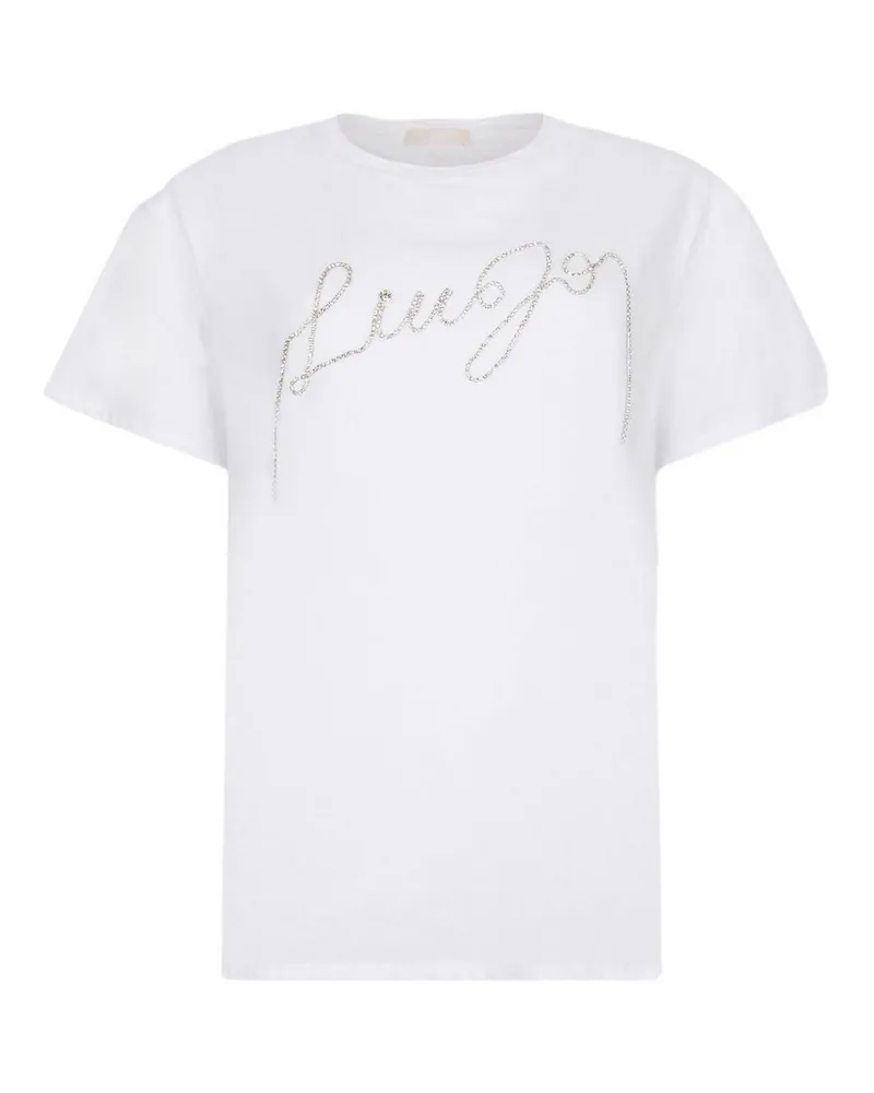 Liu Jo Rundhalspullover - Weiß Weiß