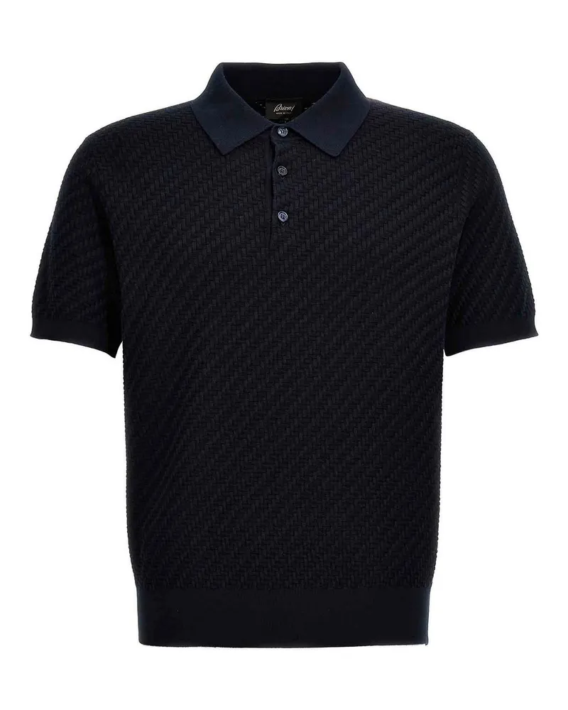 Brioni Poloshirt - Blau Blau