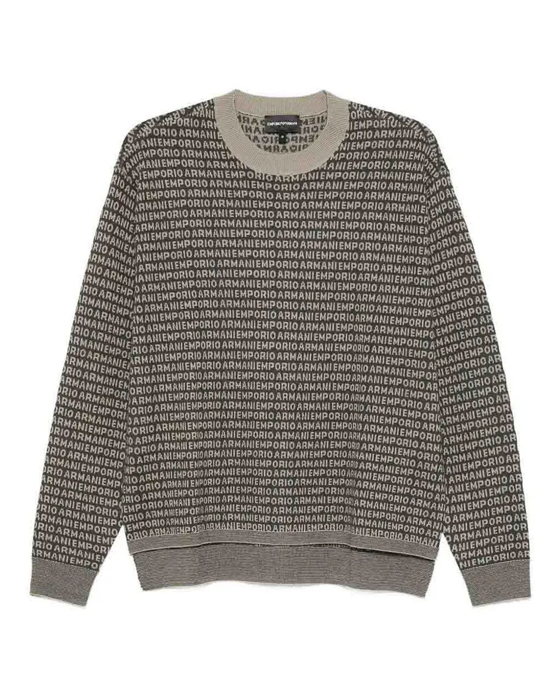 Emporio Armani Rundhalspullover - Grün Grün