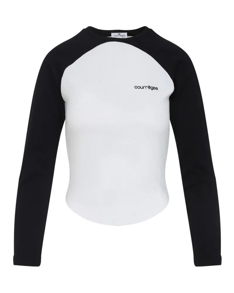 Courrèges T-Shirt - Schwarz Schwarz