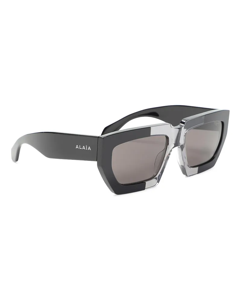 Alaïa Sonnenbrille - Schwarz Schwarz