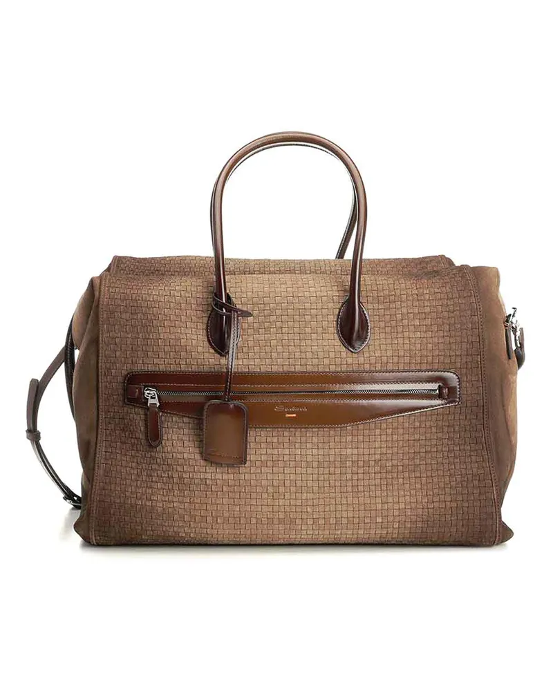 Santoni Reisetasche - Braun 
