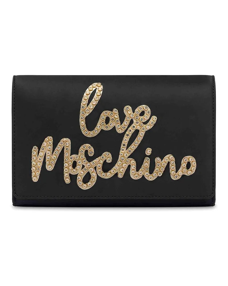 Moschino Clutch - Schwarz Schwarz