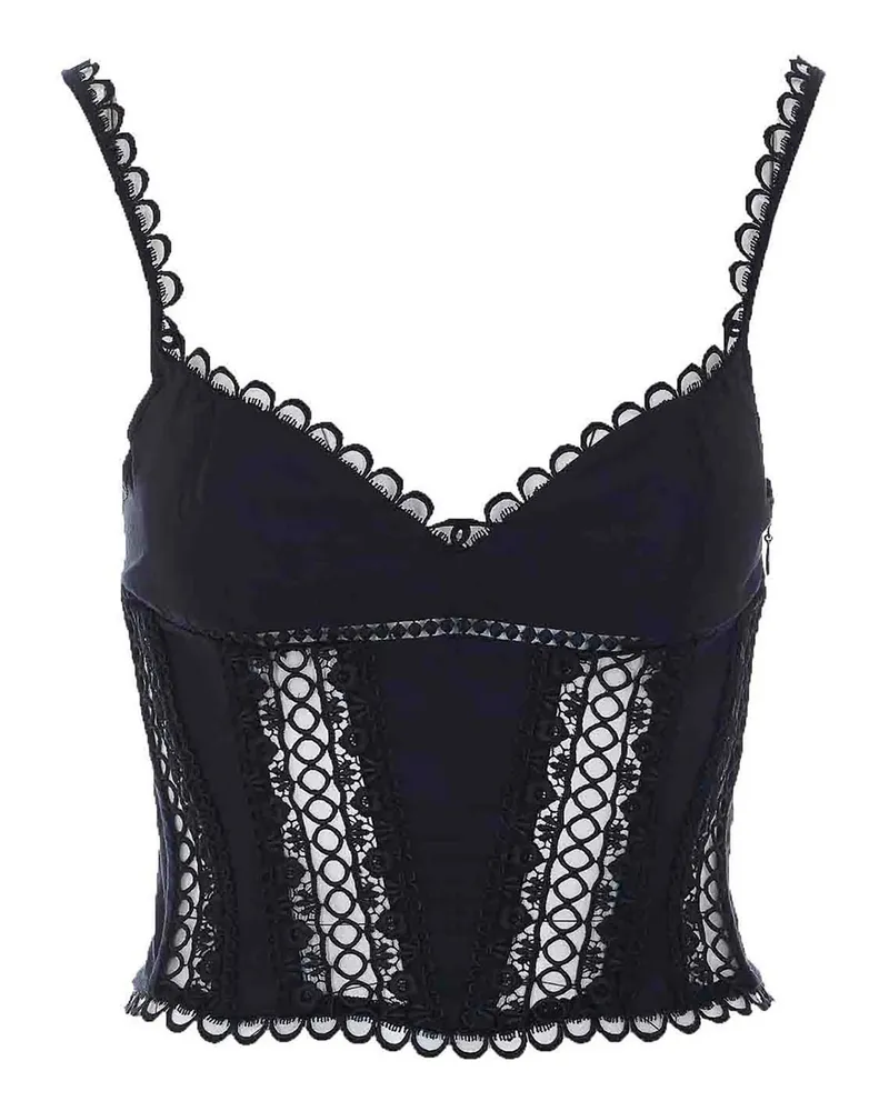 Charo Ruiz Top - Schwarz Schwarz