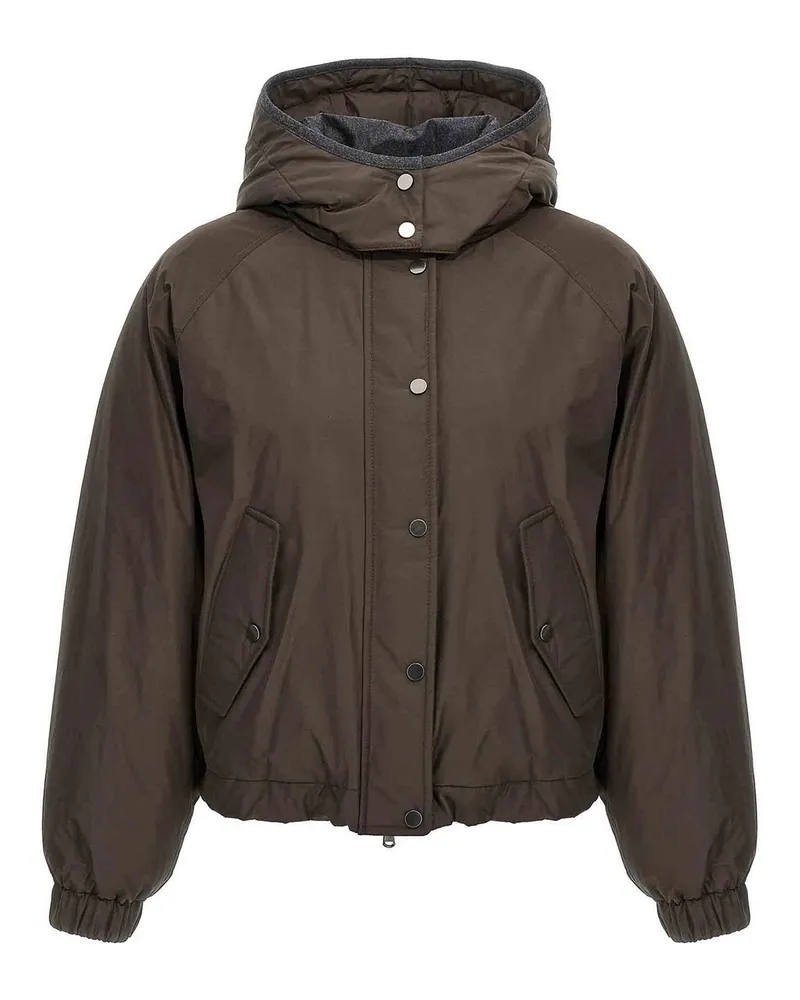Brunello Cucinelli Daunenjacke - Braun Braun