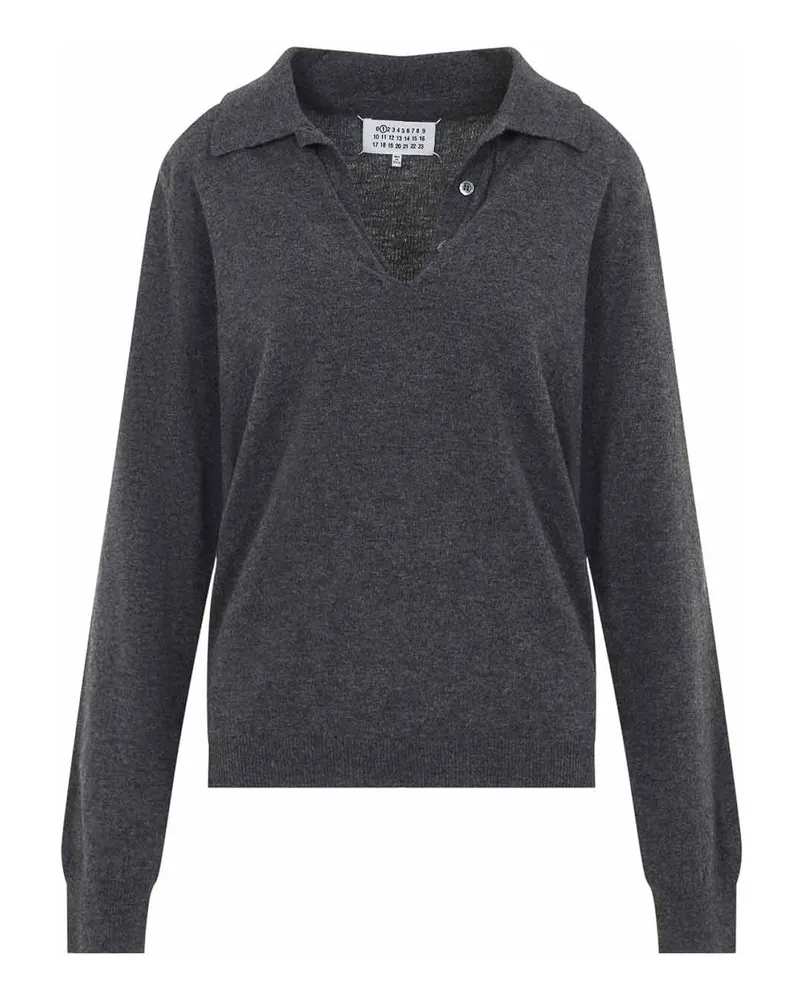 Maison Margiela Poloshirt - Grau Grau