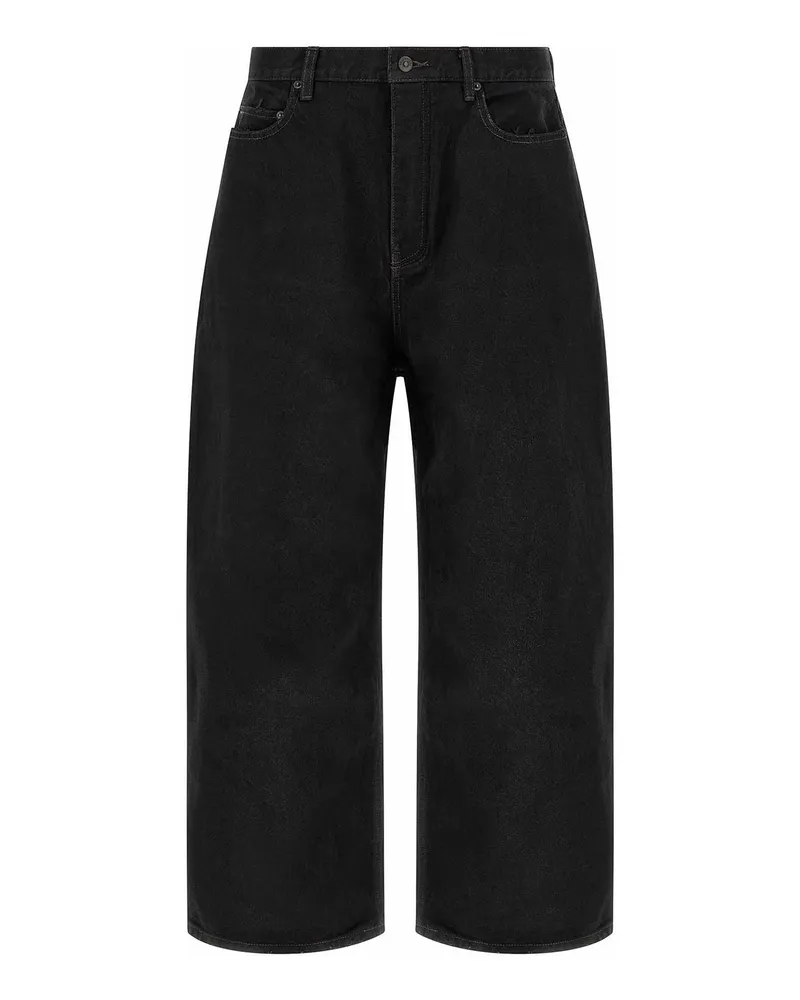 Balenciaga Straight Leg Jeans - Schwarz Schwarz