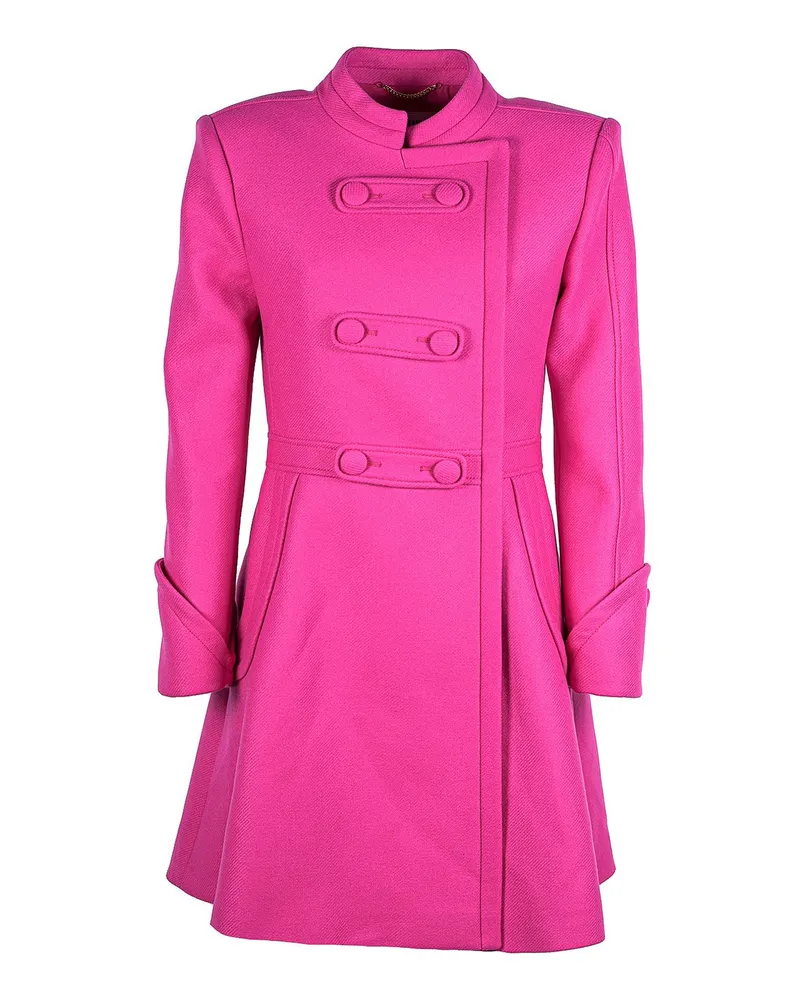 Moschino Kurzer Mantel - Fuchsia Fuchsia