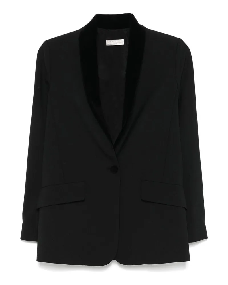 Antonelli Firenze Kurzer Mantel - Schwarz Schwarz