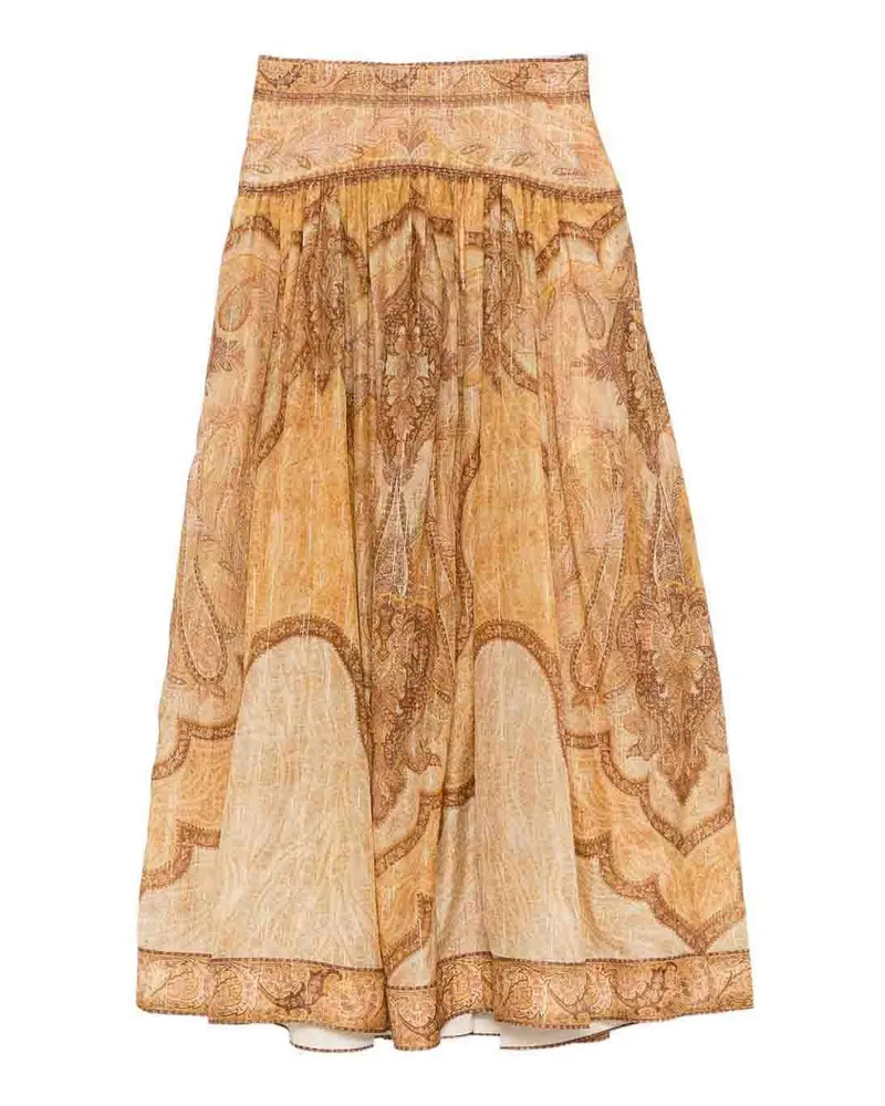 Zimmermann Langer Rock - Beige Beige