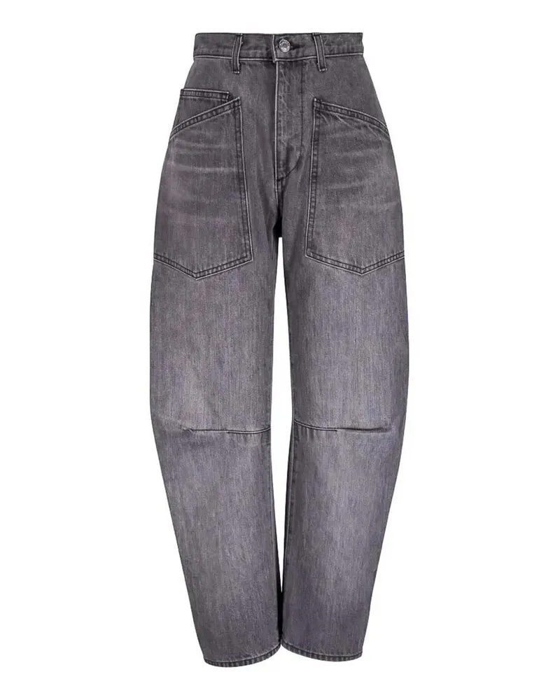 Nili Lotan Straight Leg Jeans - Grau Grau