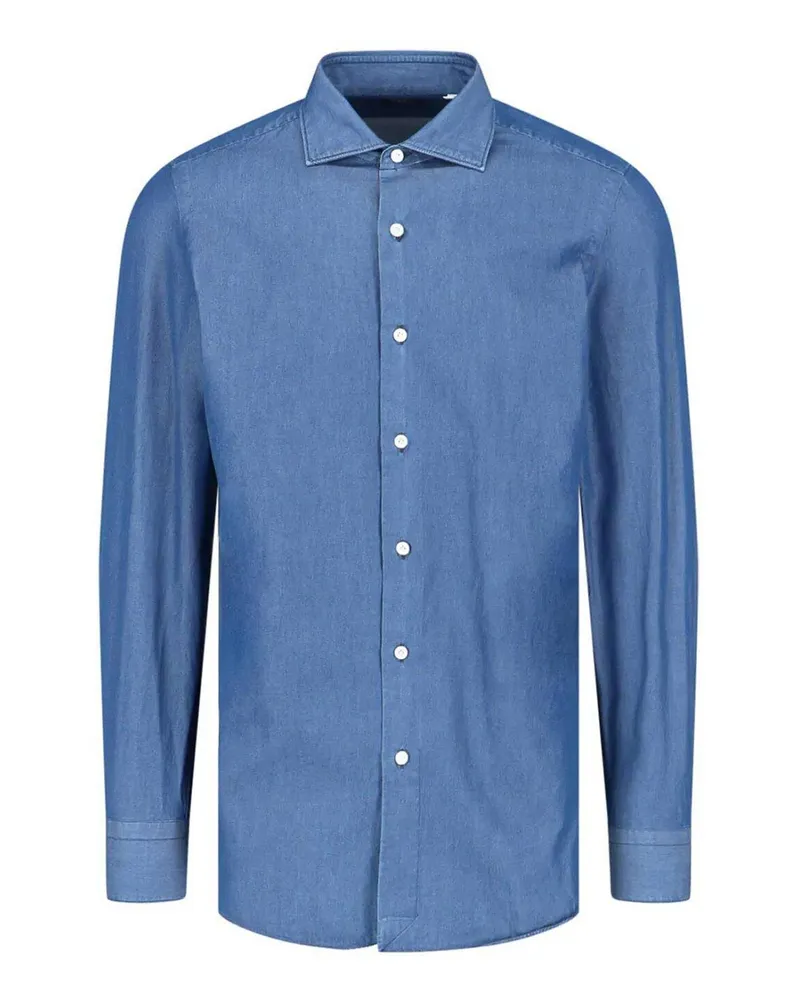 Finamore 1925 Hemd - Denim Denim
