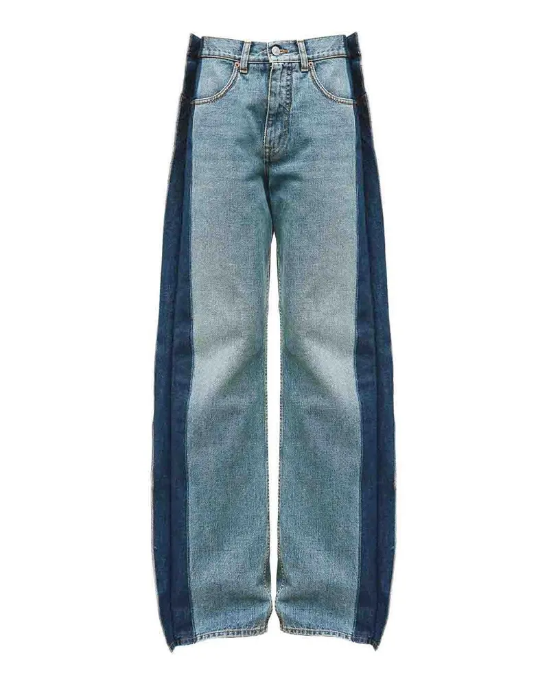 Maison Margiela Straight Leg Jeans - Blau Blau