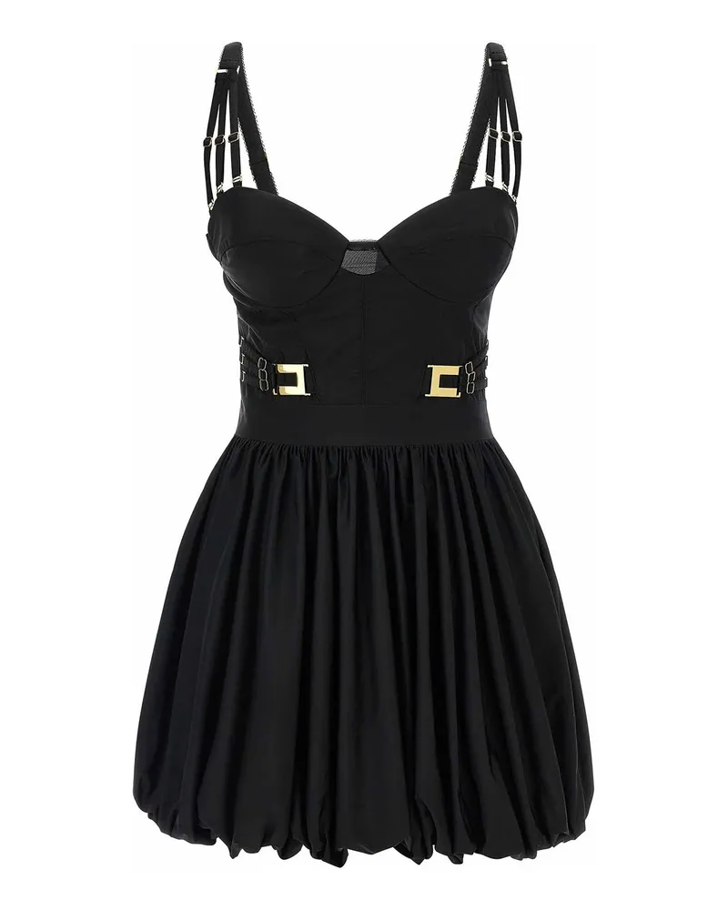 Elisabetta Franchi Knielanges Kleid - Schwarz Schwarz