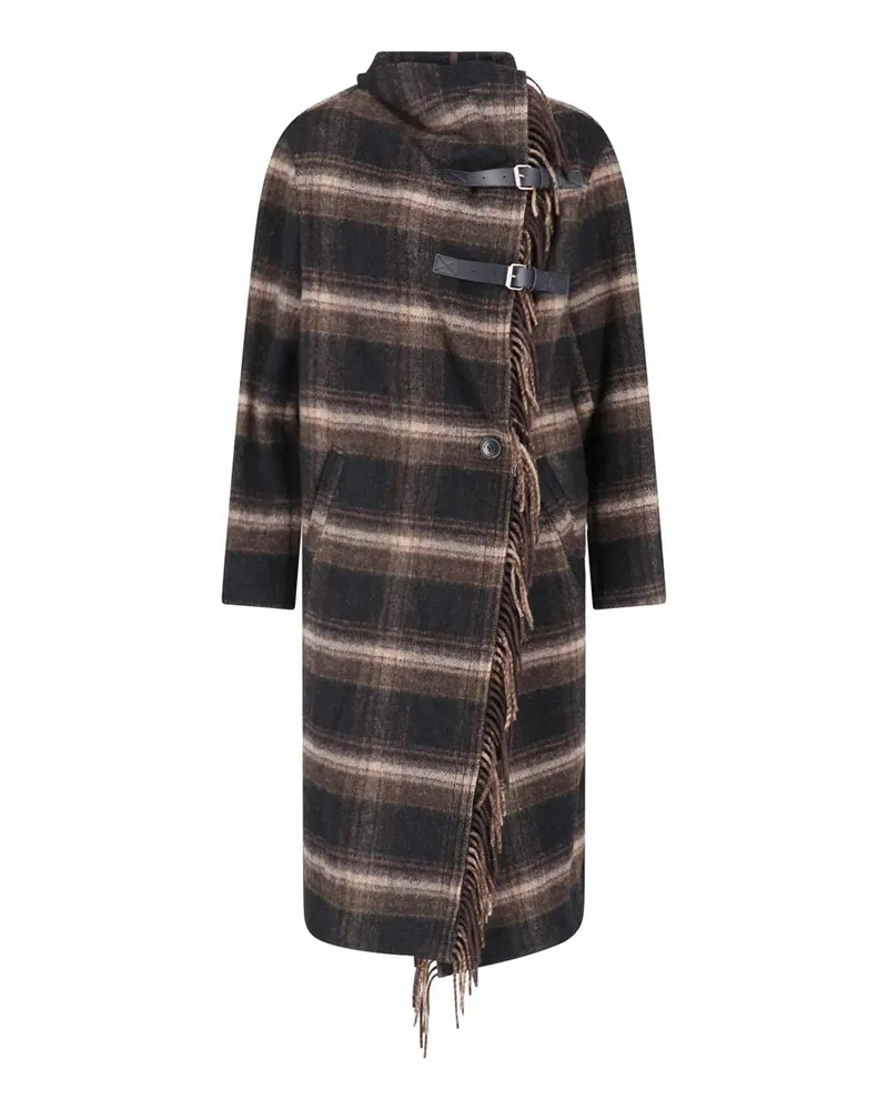 Étoile Isabel Marant Knielanger Mantel - Braun Braun