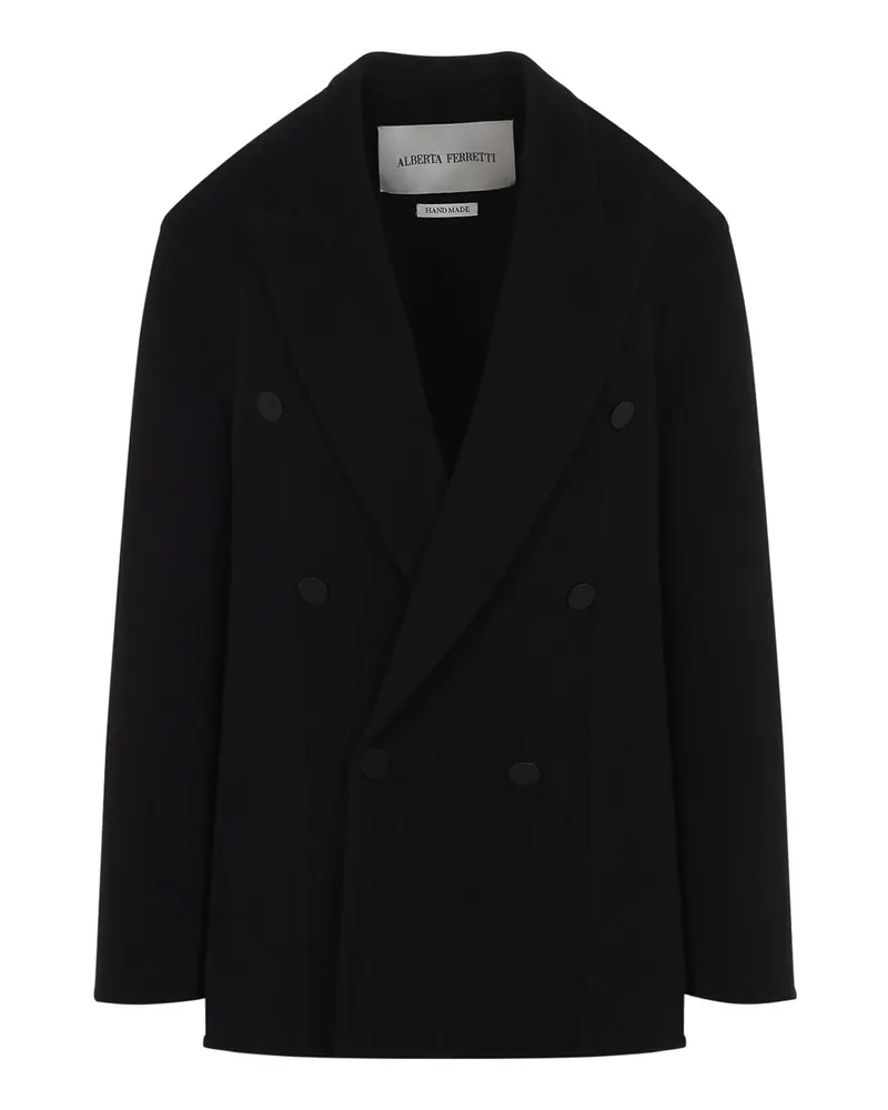 Alberta Ferretti Daunenmantel - Schwarz Schwarz