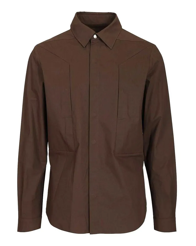 Rick Owens Hemd - Braun Braun