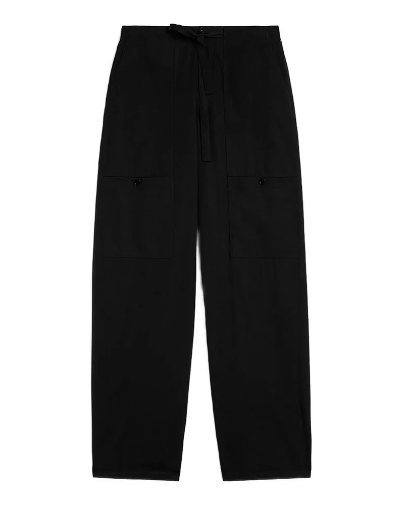 Jil Sander Casual Hose - Schwarz Schwarz