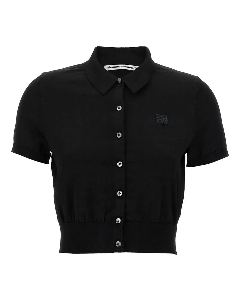Alexander Wang Poloshirt - Schwarz Schwarz