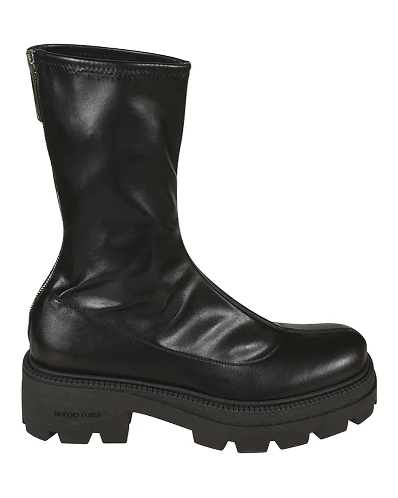 Sergio Rossi Stiefel - Schwarz Schwarz
