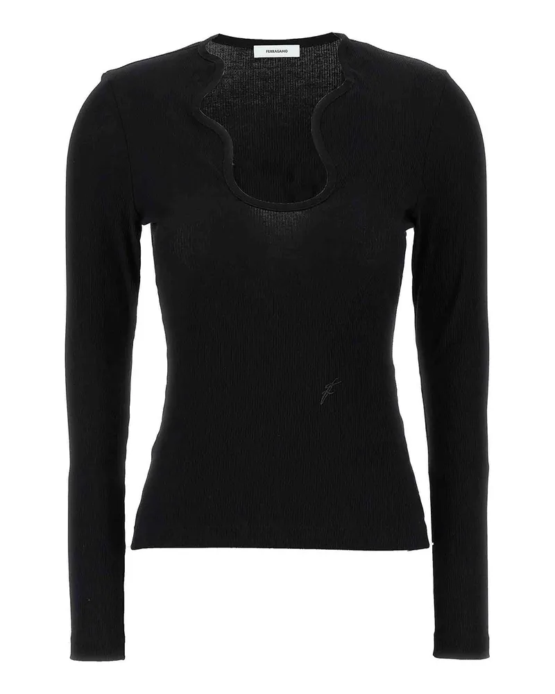 Ferragamo Cardigan - Schwarz Schwarz