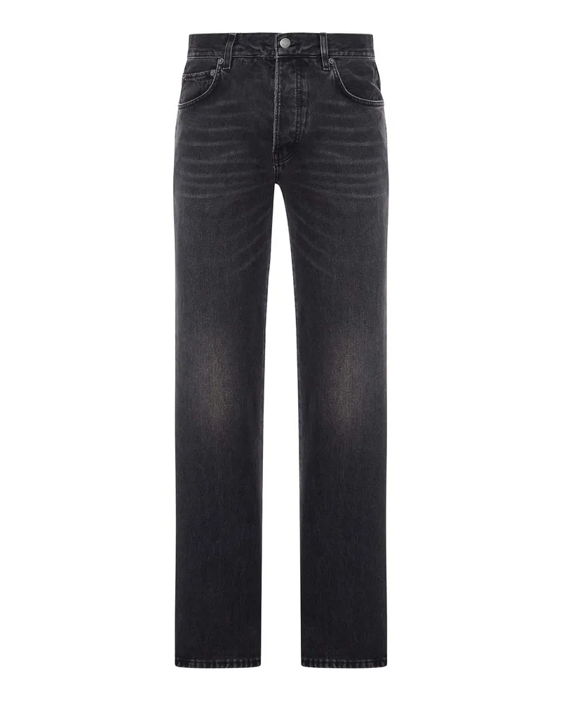 Haikure Straight Leg Jeans - Schwarz Schwarz