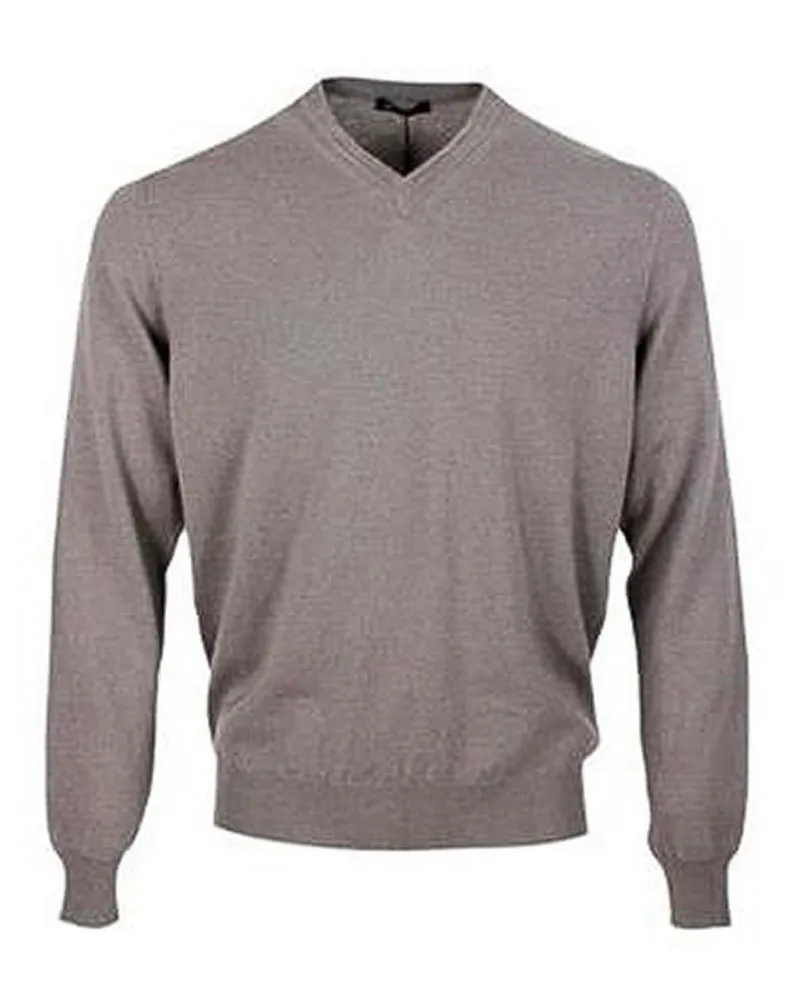 Colombo Rundhalspullover - Hellgrau Hellgrau