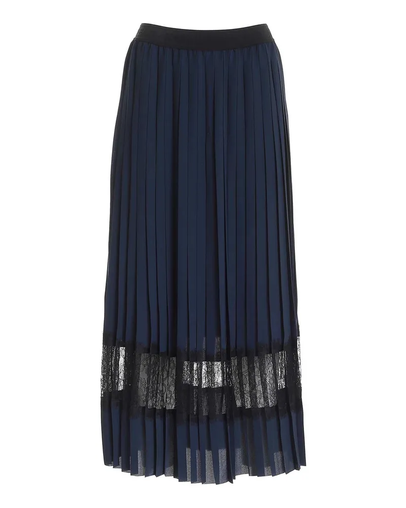 Karl Lagerfeld Langer Rock - Blau Blau