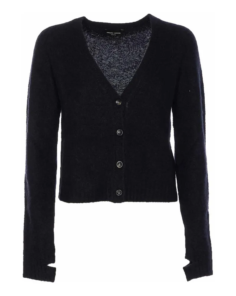 Roberto Collina Cardigan - Schwarz Schwarz