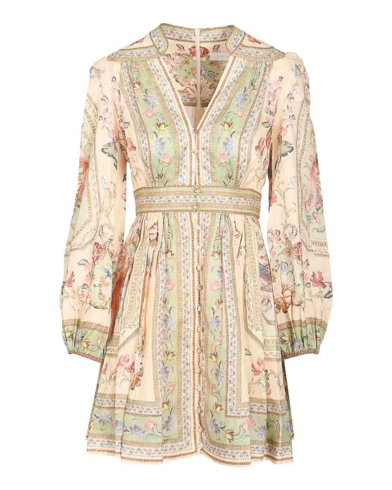 Zimmermann Kurzes Kleid - Bunt Bunt