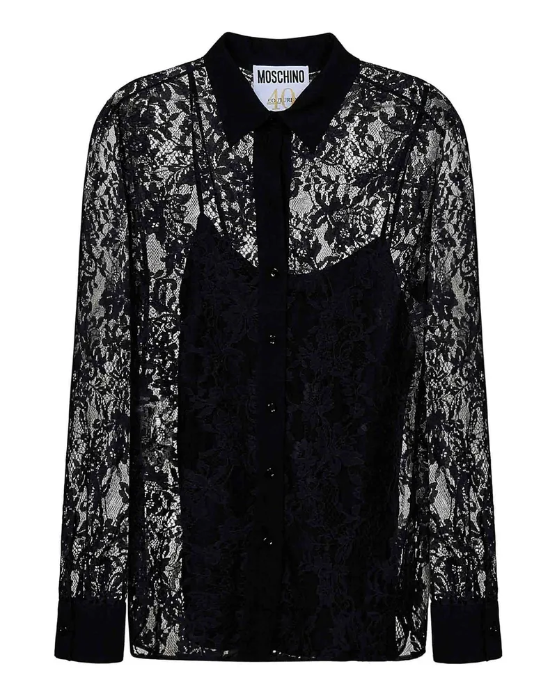 Moschino Hemd - Schwarz Schwarz