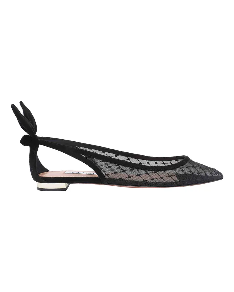 Aquazzura Ballerinas - Schwarz Schwarz