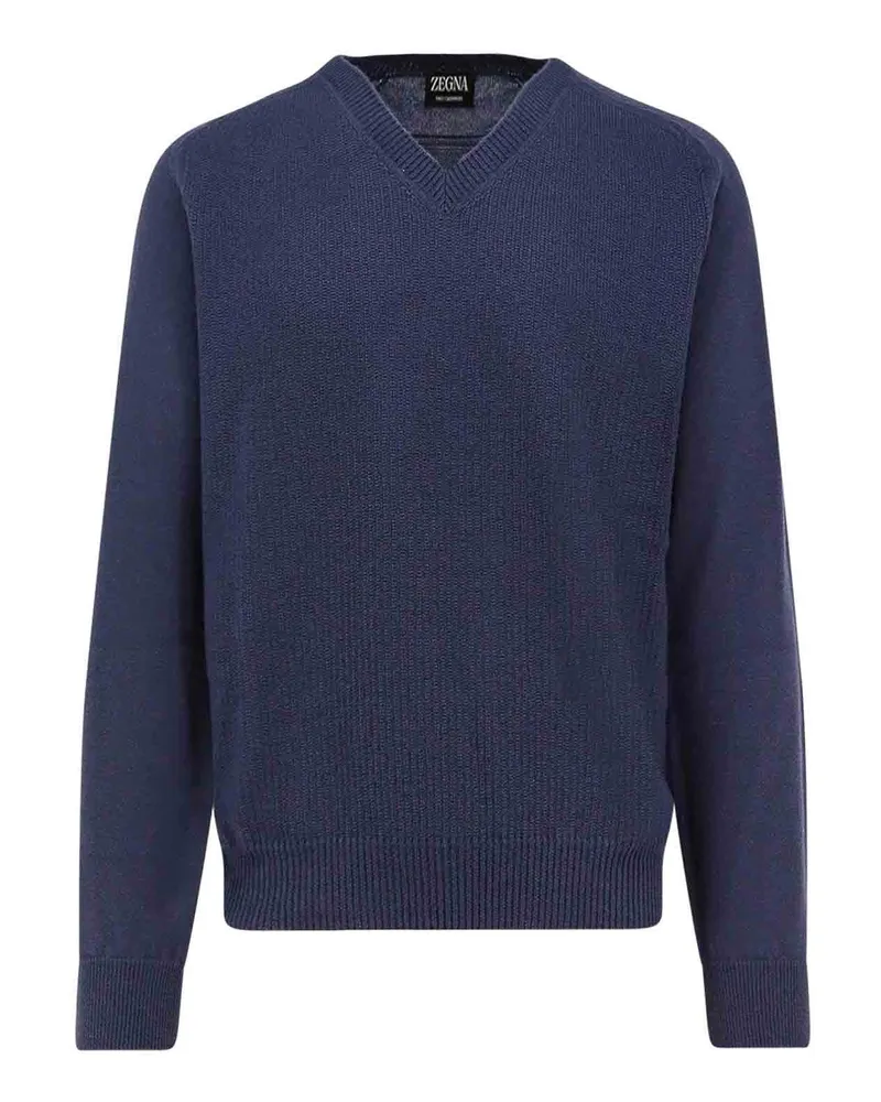 Ermenegildo Zegna Rundhalspullover - Blau Blau