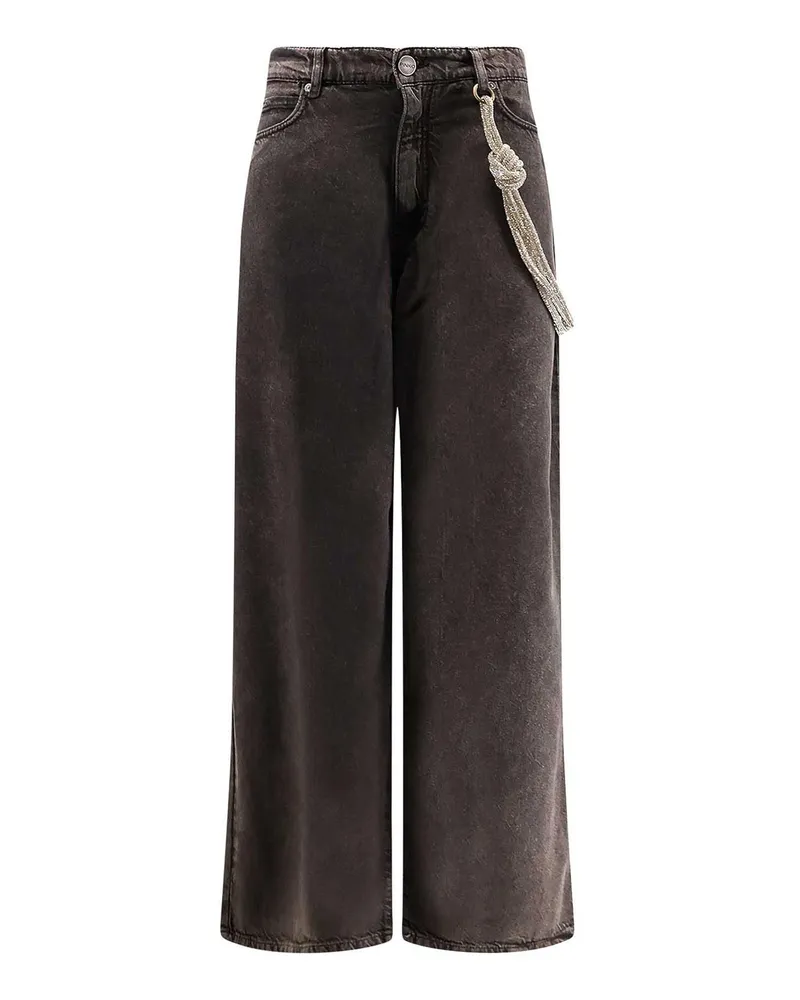Pinko Straight Leg Jeans - Schwarz Schwarz
