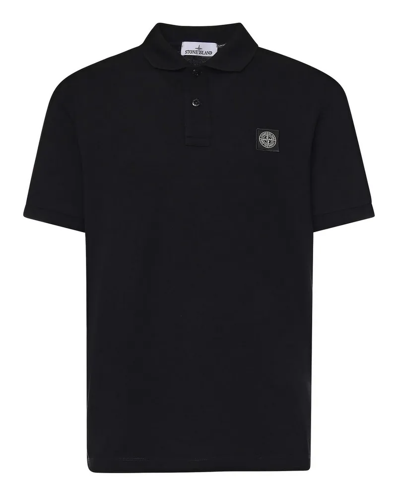 Stone Island Poloshirt - Schwarz Schwarz