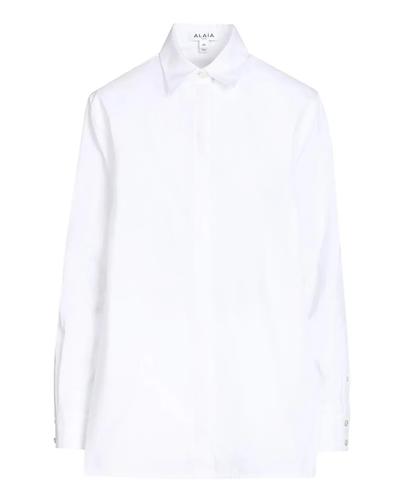 Alaïa Hemd - Weiß Weiß