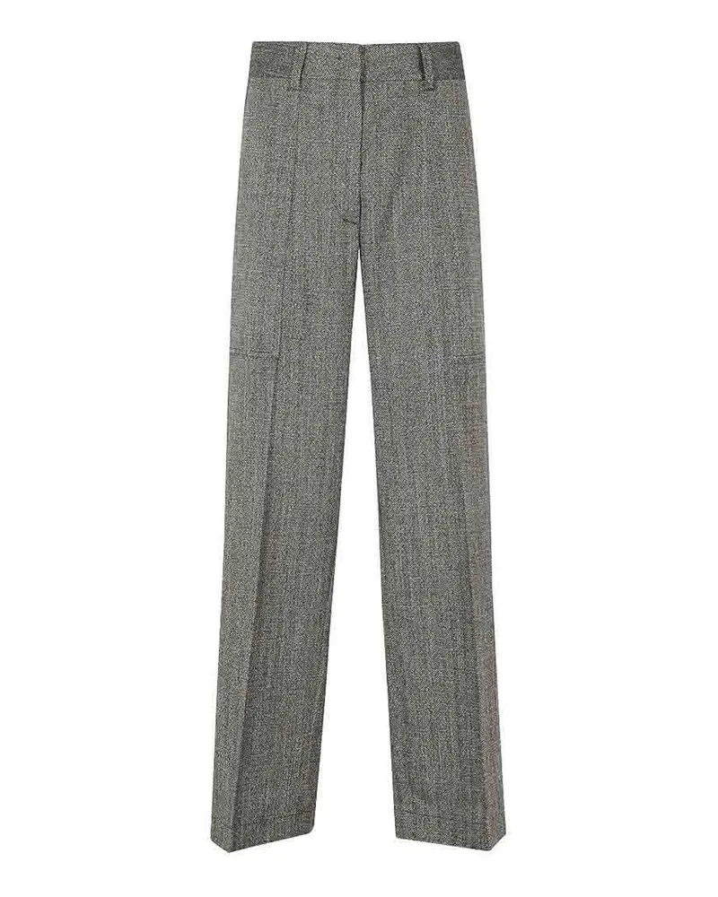 forte_forte Formale Hose - Schwarz Schwarz