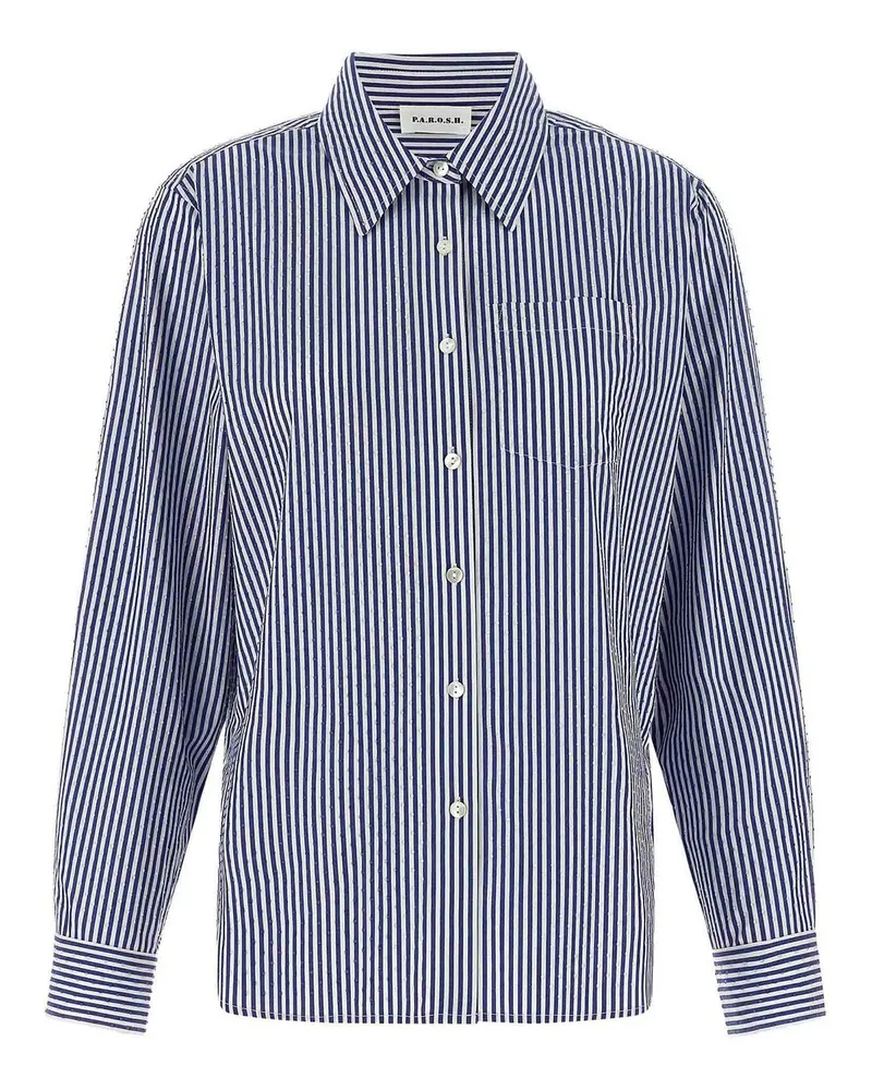 P.A.R.O.S.H. P. A.R. O.S. H. Hemd - Blau Blau