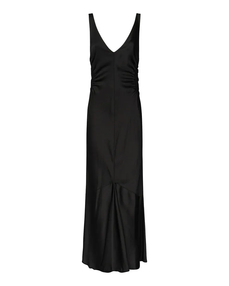 SPORTMAX Maxikleid - Schwarz Schwarz